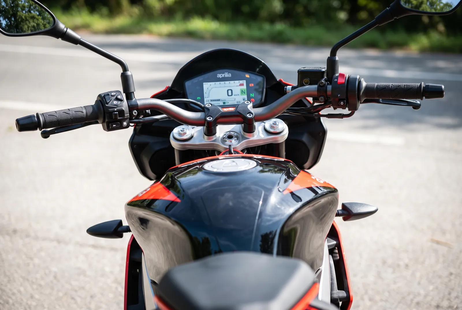 Interieur van een Aprilia